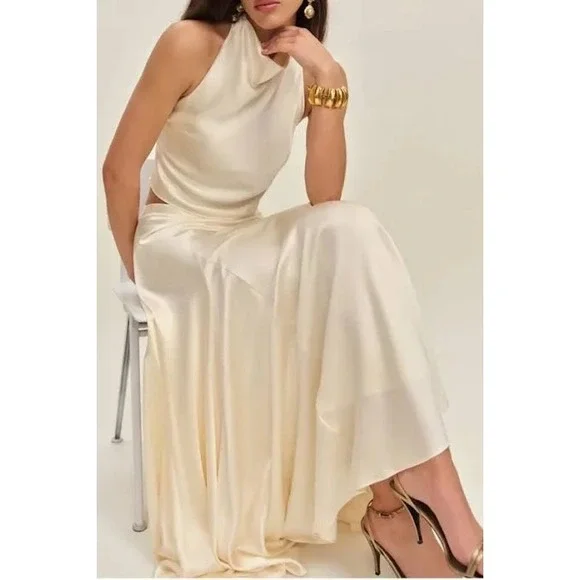 Reformation Sera Silk Two Piece Set Brand New - Picture 4 of 9